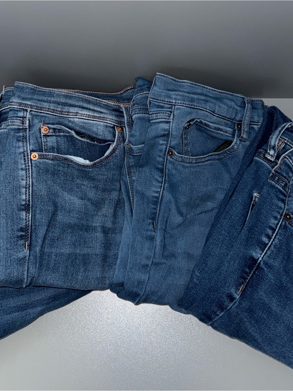Nicole Miller Dark Blue Women's SOHO Skinny Jeans Lot - Sz 8